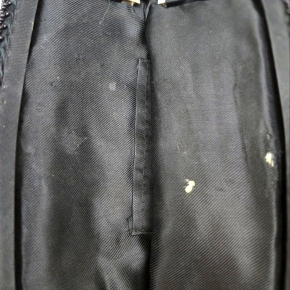 Vintage Rare Black Beaded Evening Bag Made in Hong Kong - Picture 8 of 9